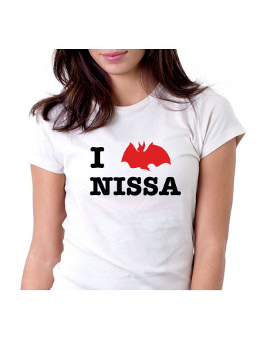 tee-shirt femme souvenir de Nice, I love Nissa