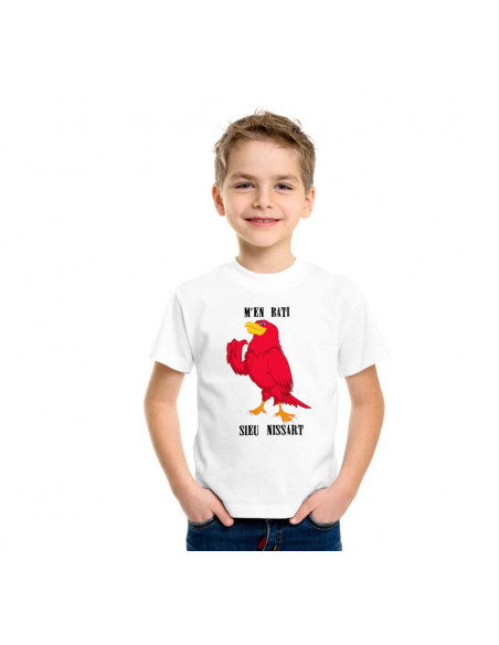 M'en Bati Sieù Nissart, tee-shirt de nice enfant