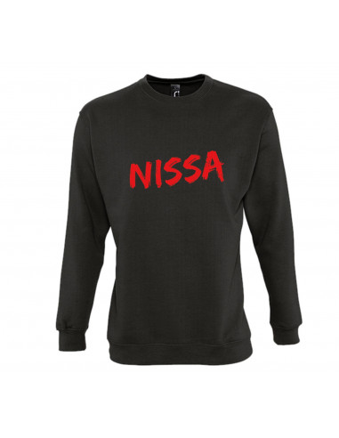 Sweat-shirt écriture Nissa, le basique de l'identité nicoise !