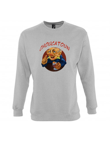 Sweat shirt de Nice du Choucatoun, ivrogne nissart