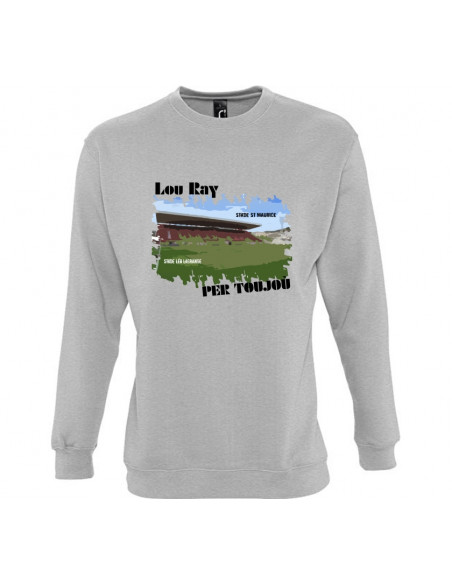 LOU RAY per toujou, sweat-shirt nissart du stade du ray