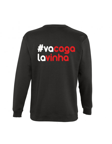 sweat-shirt expression niçoise Va caga la vinha