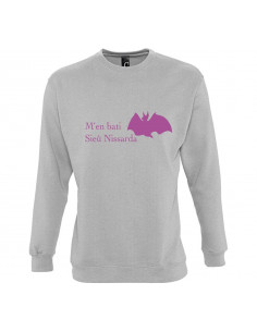 sweat-shirt pour niçoise du slogan nissart M'en bati sieu nissarda 2