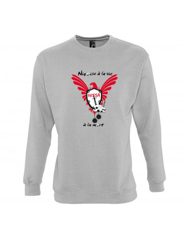 Niçoise à la vie, à la mort, sweat-shirt pour niçoise