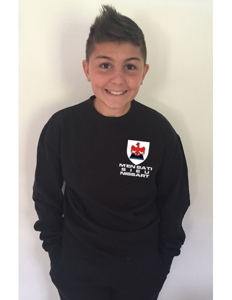 Sweat shirt enfant niçois M'en bati sieù nissart