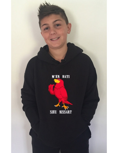 M'en Bati Sieù Nissart, sweat-shirt de nice enfant