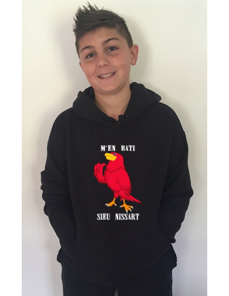 M'en Bati Sieù Nissart, sweat-shirt de nice enfant