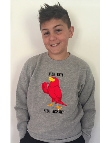 M'en Bati Sieù Nissart, sweat-shirt de nice enfant