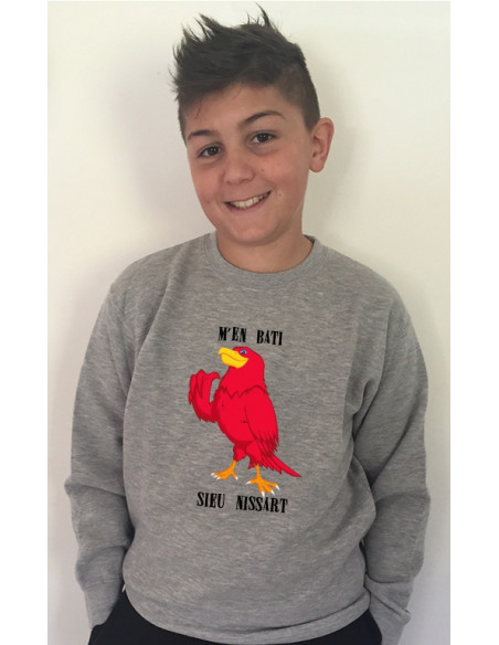 M'en Bati Sieù Nissart, sweat-shirt de nice enfant