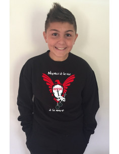 Niçois à la vie, à la mort,sweat-shirt niçois enfant