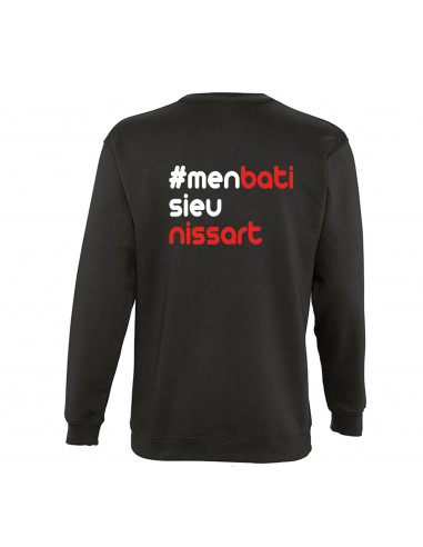 M'en bati sieù Nissart, sweat-shirt proverbe niçois