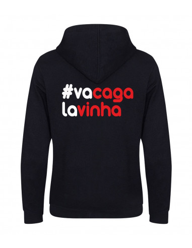Veste à capuche expression de Nice va caga la vinha