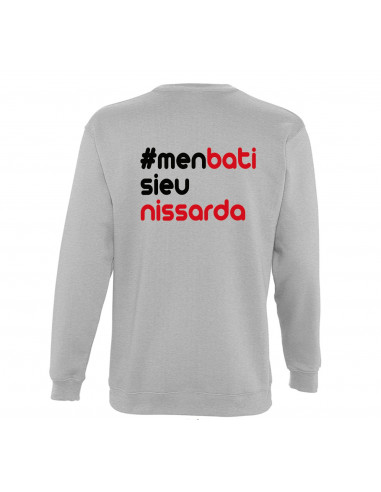 M'en bati Sieù NIssarda, sweat-shirt femme en nissart