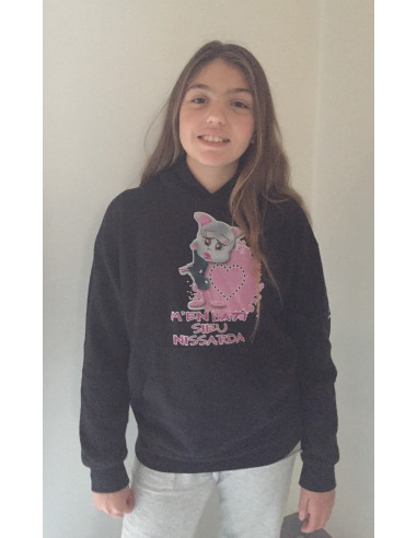 SWEAT SHIRT FILLETTE M'EN BATI SIEU NISSARDA