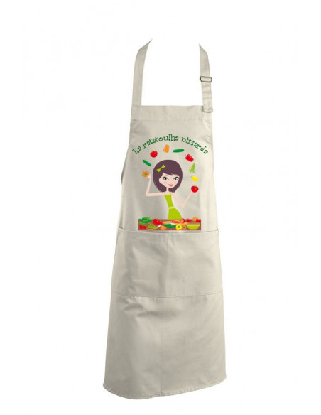 Tablier de cuisine niçoise ratatouille