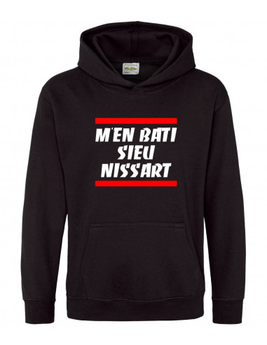 Sweat shirt de nice enfant M'en bati sieu nissart