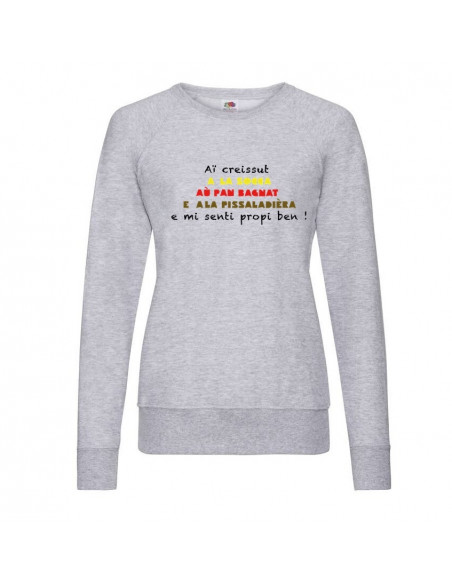 Socca, Pan Bagnat...sweat-shirt de la gastronomie niçoise