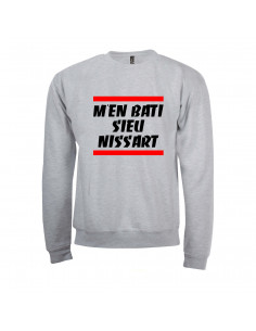 sweat-shirt du slogan niçois M'en bati sieu nissart 2