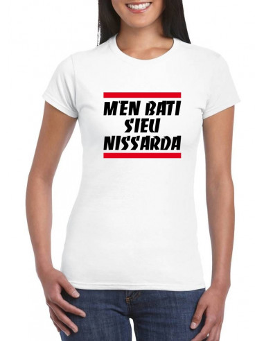 tee-shirt femme m'en bati sieu nissarda