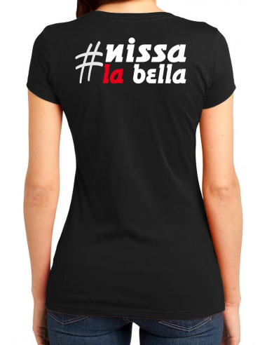 T-shirt femme Hashtag NISSA LA BELLA