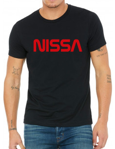 T-shirt écriture NISSA NASA