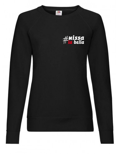 Sweat-shirt femme HASHTAG NISSA LA BELLA