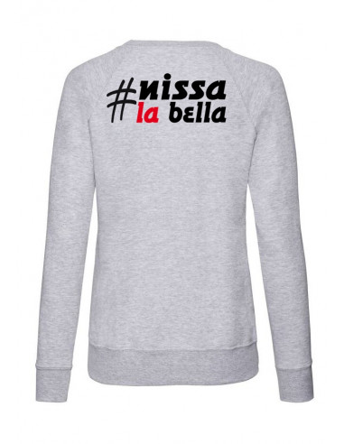 Sweat-shirt femme HASHTAG NISSA LA BELLA