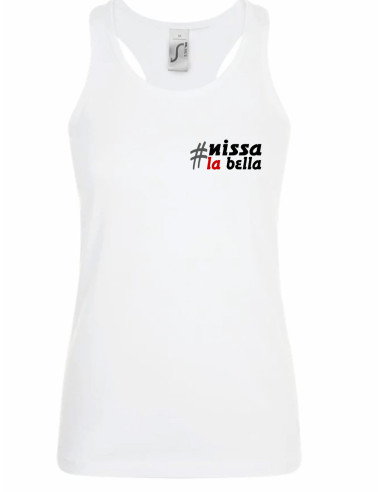 T-shirt femme Hashtag NISSA LA BELLA