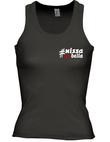 T-shirt femme Hashtag NISSA LA BELLA