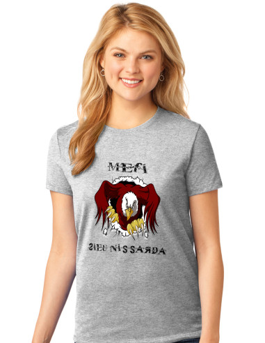 T-shirt pour niçoise aigle MÈFI SIEÙ...