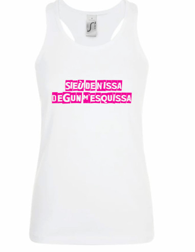 T-shirt femme du dicton nissart SIEÙ...