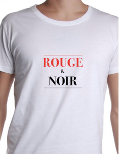 Tee-shirt ROUGE & NOIR 2
