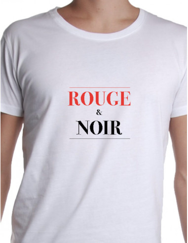 Tee-shirt ROUGE & NOIR