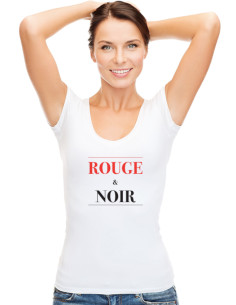 T-shirt femme ROUGE & NOIR 2