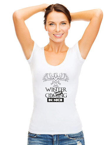 tee-shirt femme winter is not coming in Nice
