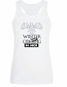 tee-shirt femme winter is not coming in Nice 2