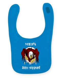 bavoir bleu mefi sieu nissart