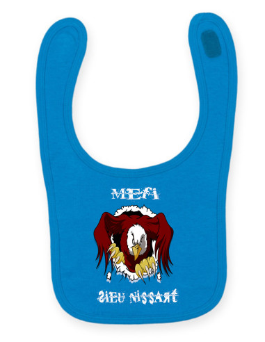bavoir bleu mefi sieu nissart