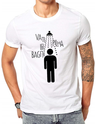 VA TI PILHA UN BAGNE, t-shirt nissart