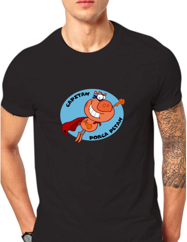 CAPITAN PORCA PETAN, super héros...