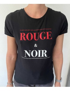 T-shirt femme ROUGE & NOIR 2